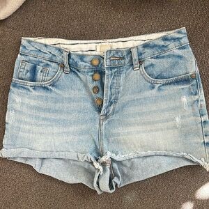 Roxy high rise Jean shorts